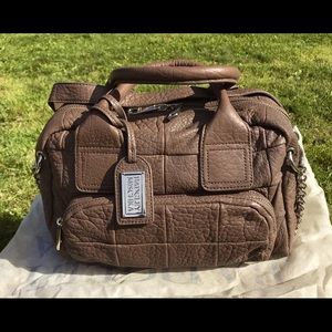 Badgley Mischka “Kisha” bag in Mushroom